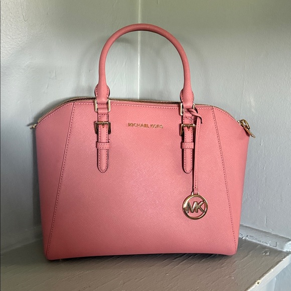Michael Kors Pink Satchel Bag - Picture 1 of 7